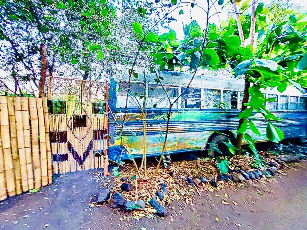 Rainbow Caravan Hostel Las Pilas ภายนอก รูปภาพ